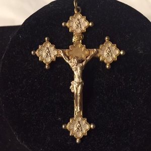 Antique gold cross